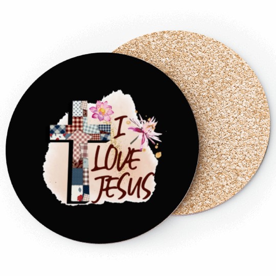 I Love Jesus Coasters