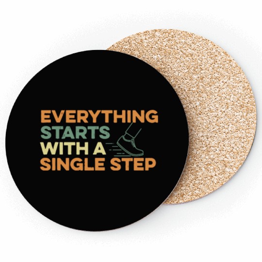 Everything Starts With Small Step Coasters