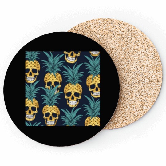 funny pineapple punks Coasters
