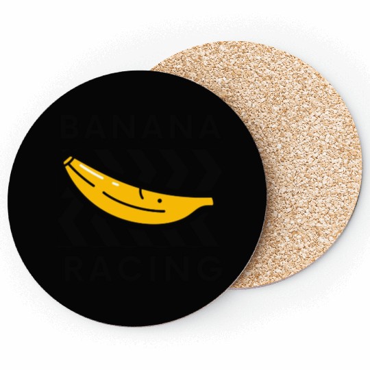 Banana Racing 80s Coasters
