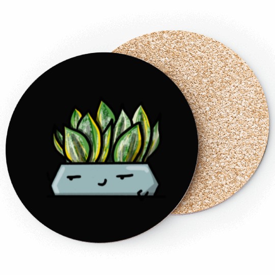 Pocket Plant Sansevieria Coasters