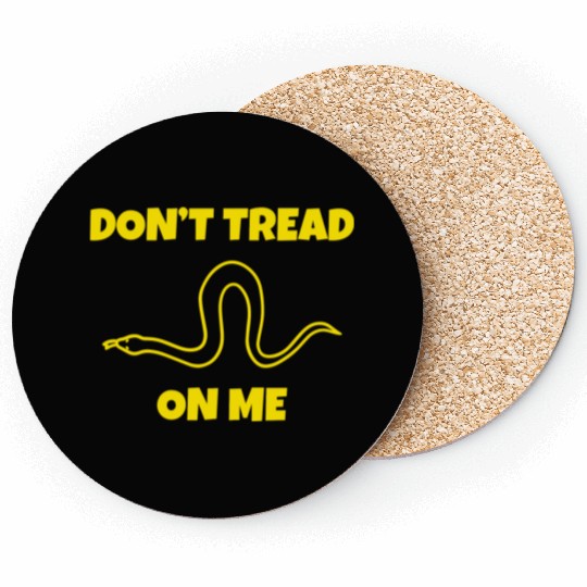 Dont Tread On Me Line Snake Coasters