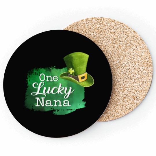 One Lucky Nana Patrick's Day Mother Day For Mom Coasters