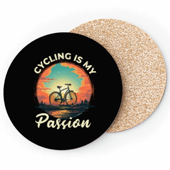Cycling Is My Passion Bicycle, Bike, Cycling Coasters
