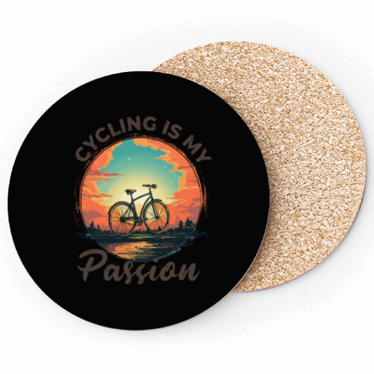 Cycling Is My Passion Bicycle, Bike, Cycling Coasters