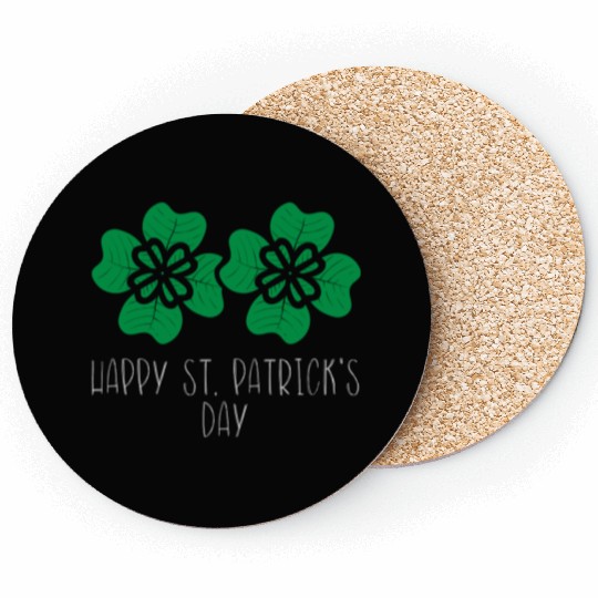 Happy St Patrick s Day Luck Of The Irish Coasters