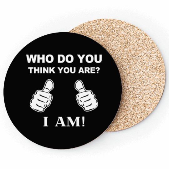 Who Do You Think You Are I Am Viral Bowling Meme Coasters