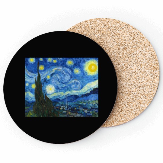 The Bitcoiny Night Coasters
