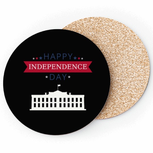 Happy independence day Coasters