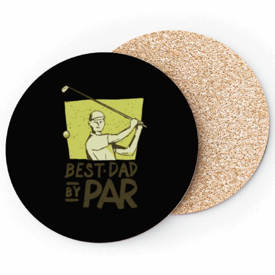 Best Dad Golf Coasters