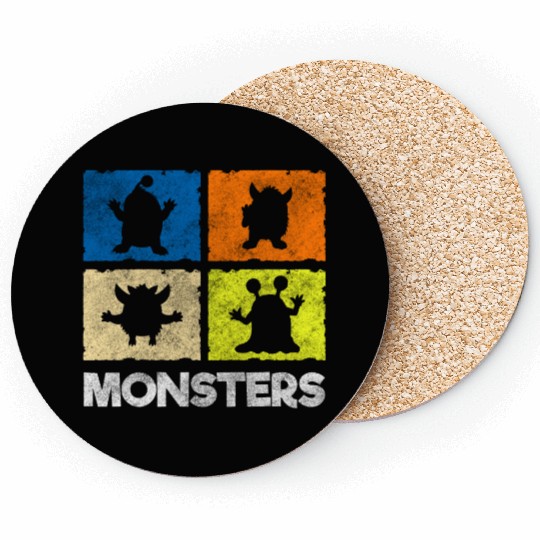 Horror Comic Creepy Cute Coasters