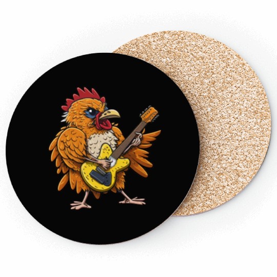 Groovy Cheese: Strumming to Cheesy Melodies Coasters