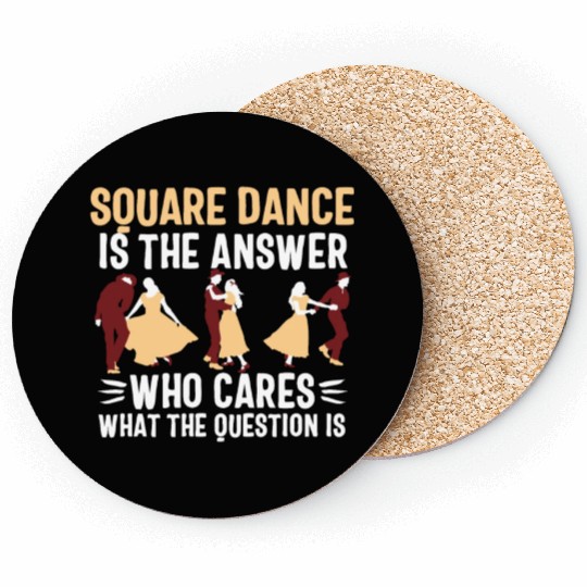 Square dance women men Coasters dancing couple