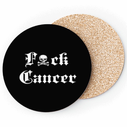 Fuck Cancer Cancer Awareness Coasters