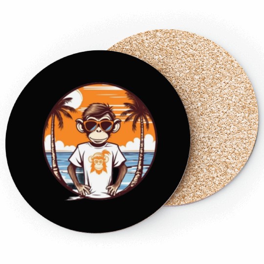 Monkey Cartoon Coasters