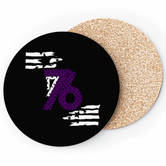 we the people 1776 american flag Coasters