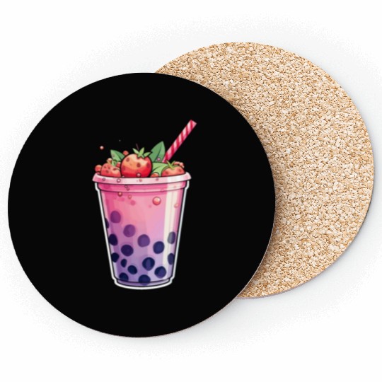 Boba Tea Design - Bubble Tea Coasters