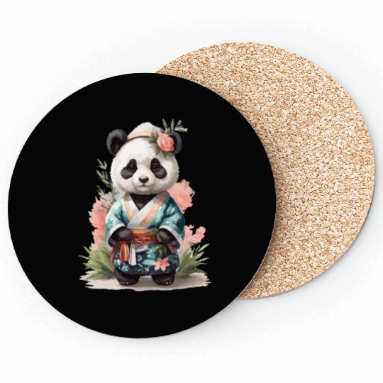 Kawaii Baby Panda Japanese Style Coasters