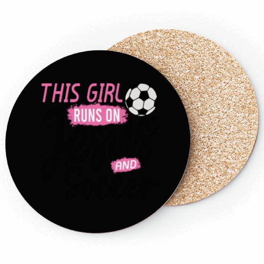 soccergirll Coasters