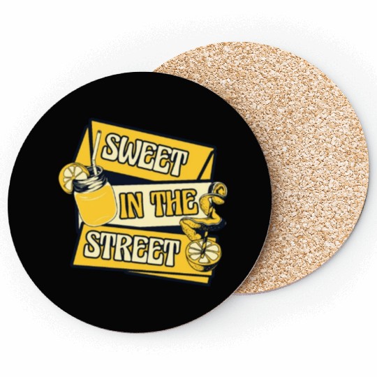 Sweet In The Street Lemon Juice Business Lemonade Coasters