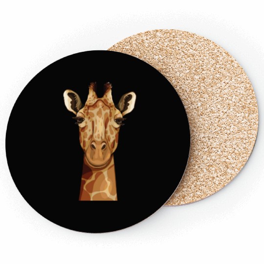 Giraffe Head Coasters