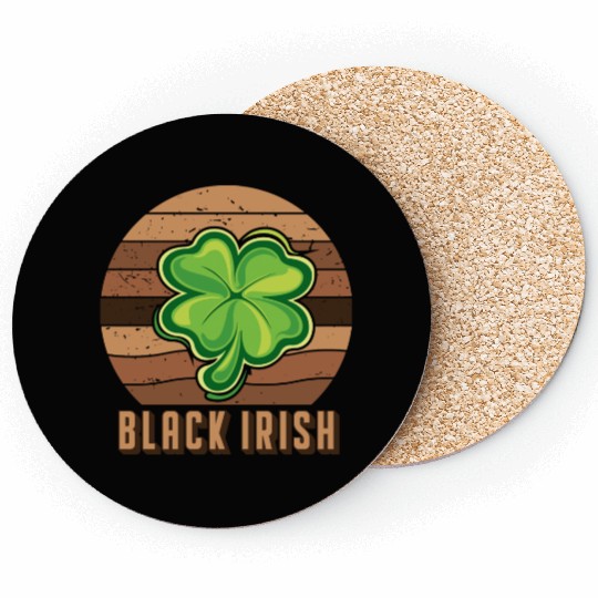 Patrick Day African Irish Coasters