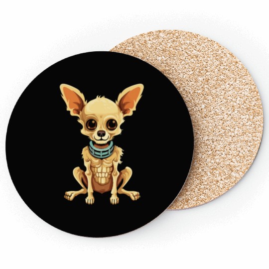 Chihuahua Halloween Puppy Trick Or Treat Dog Lover Coasters