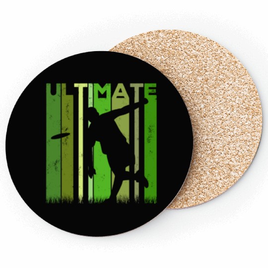 Ultimate Frisbee Frolf Disc Golf Flying Disc Sport Coasters