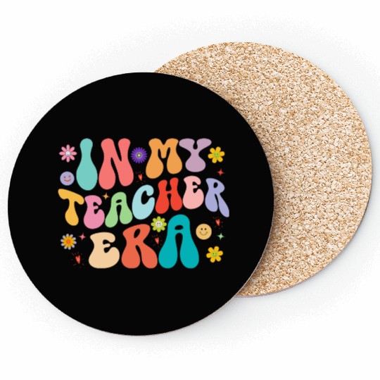 In My Teacher Era First Day Back To School Coasters