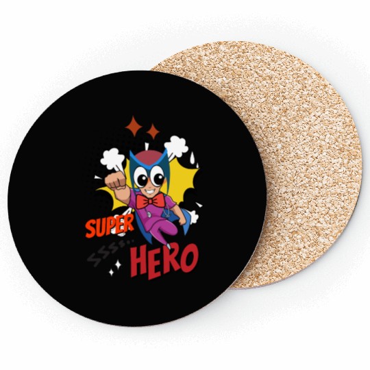 Super Hero Coasters