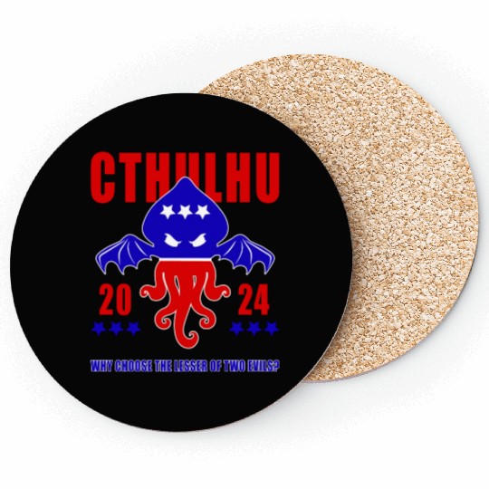 Cthulhu For President Coasters