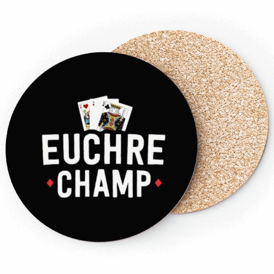 Euchre For Euchre Bustle Player Tournament Coasters