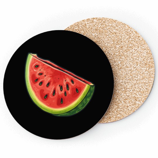 Watermelon Slice - Sweet Summer Vibes Coasters