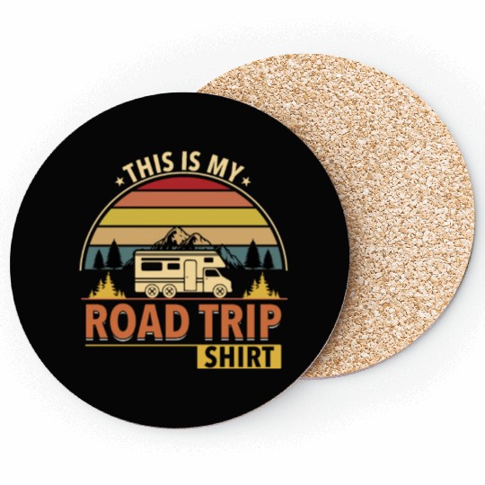 This Is My Road Trip Coasters - Camper Gift Coasters