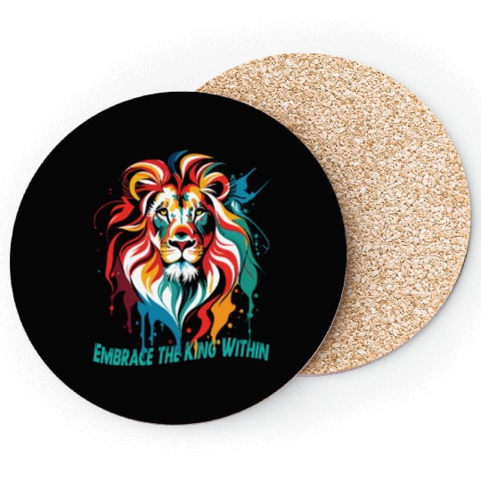 Lion Artwork Coasters