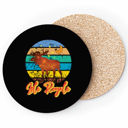 Michigan Souvenir Isle Royale National Park Hiking Coasters