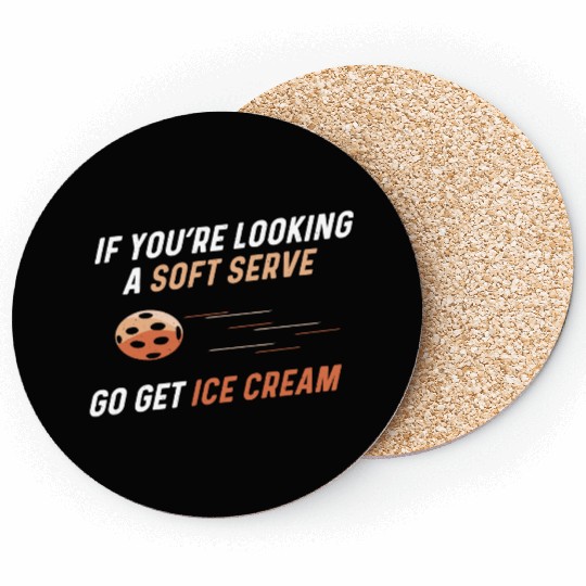 Pickleball Pun for Pickleball Player Coasters