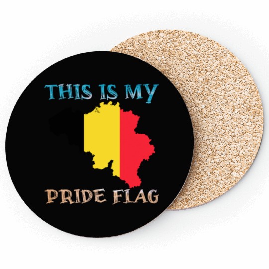This Is My Pride Flag Germany, German history Coasters
