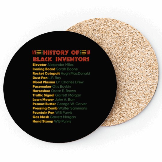 History Of Black Inventors Black History Coasters