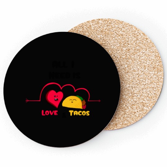 Love Tacos Coasters