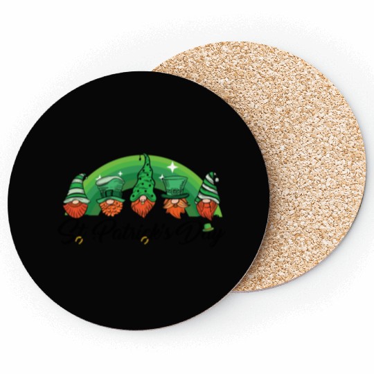 Saint Patrick s Day Horseshoe Clover Shamrock Coasters