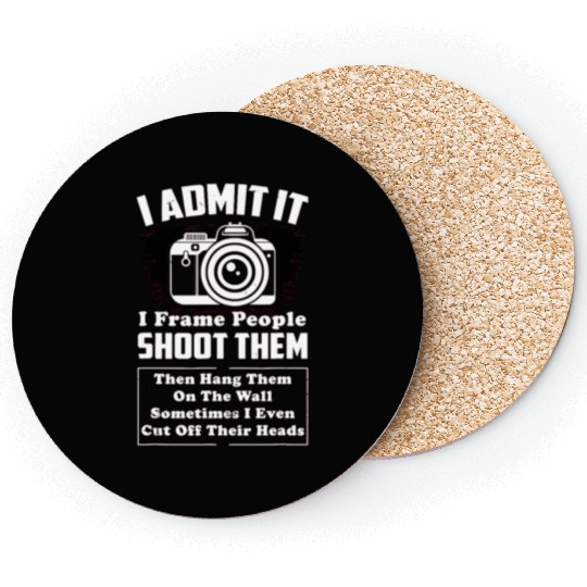 i shoot people photography cut off their heads pho Coasters