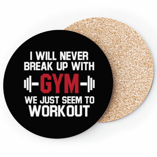 Funny Gym Fitness Workout Coasters