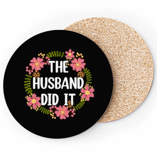 The Husband Did It A Murderino True Crime Lover Coasters