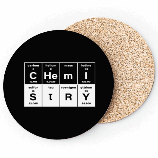 Chemistry Periodic Table Science Teacher Funny Coasters
