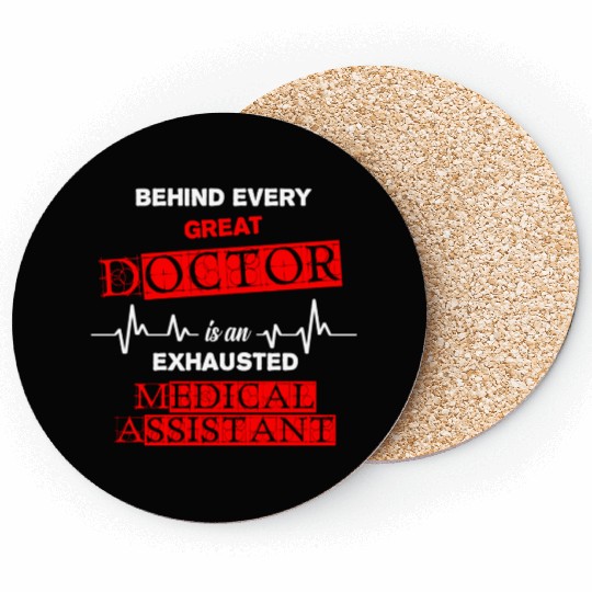 Behind Every Great Doctor Is An Exhausted Medical Coasters