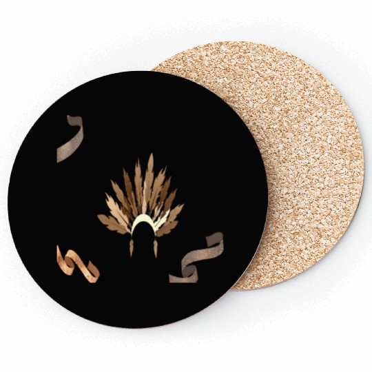 Columbus Day and Indigenous People Day Celebration Coasters