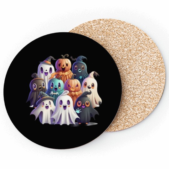 Ghostly Friends Coasters