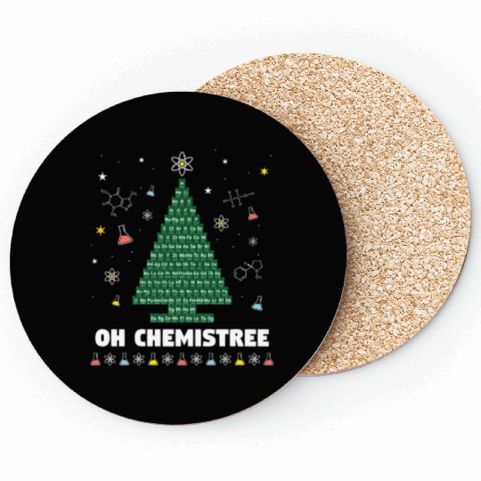 Oh Chemistree Periodic Table Chemistry Tree Coasters