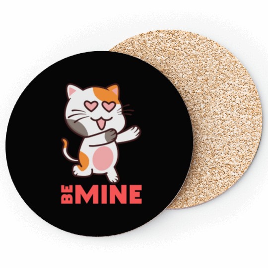 Cat be mine Coasters